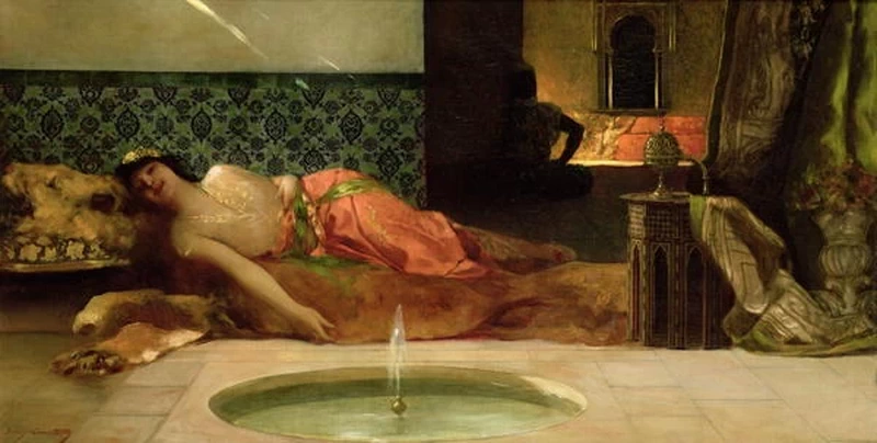 Jean - Joseph Benjamin, Constant, 117, Odalisca nell'harem